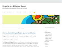 Tablet Screenshot of lingolibros.com